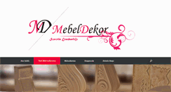 Desktop Screenshot of mebeldekor.com